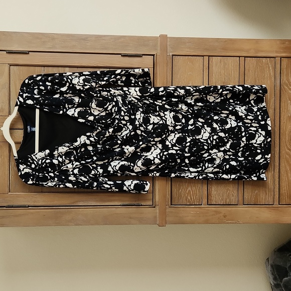 Chaps Dress Abstract Floral Design size XL - Picture 1 of 7